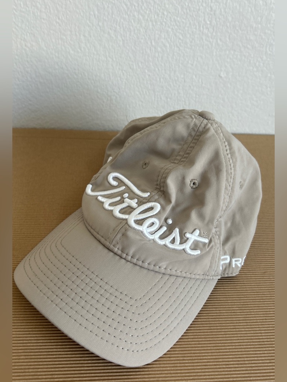 Titleist Tour Performance Tan Golf Hat - Adjustable